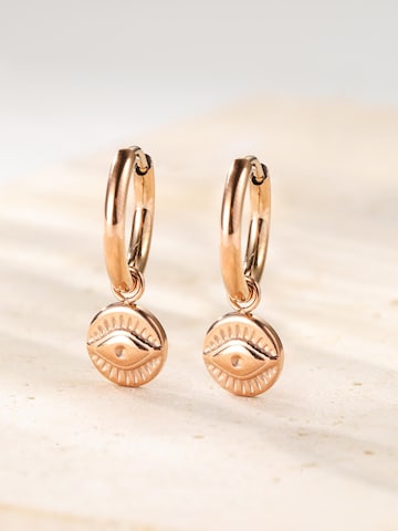 Hey Happiness Oorbel 'Evil Eye' in Goud