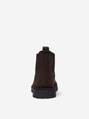 Chelsea Boots 'Ricky' SELECTED HOMME en marron