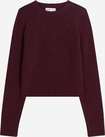 Bershka Sweater in Red: front
