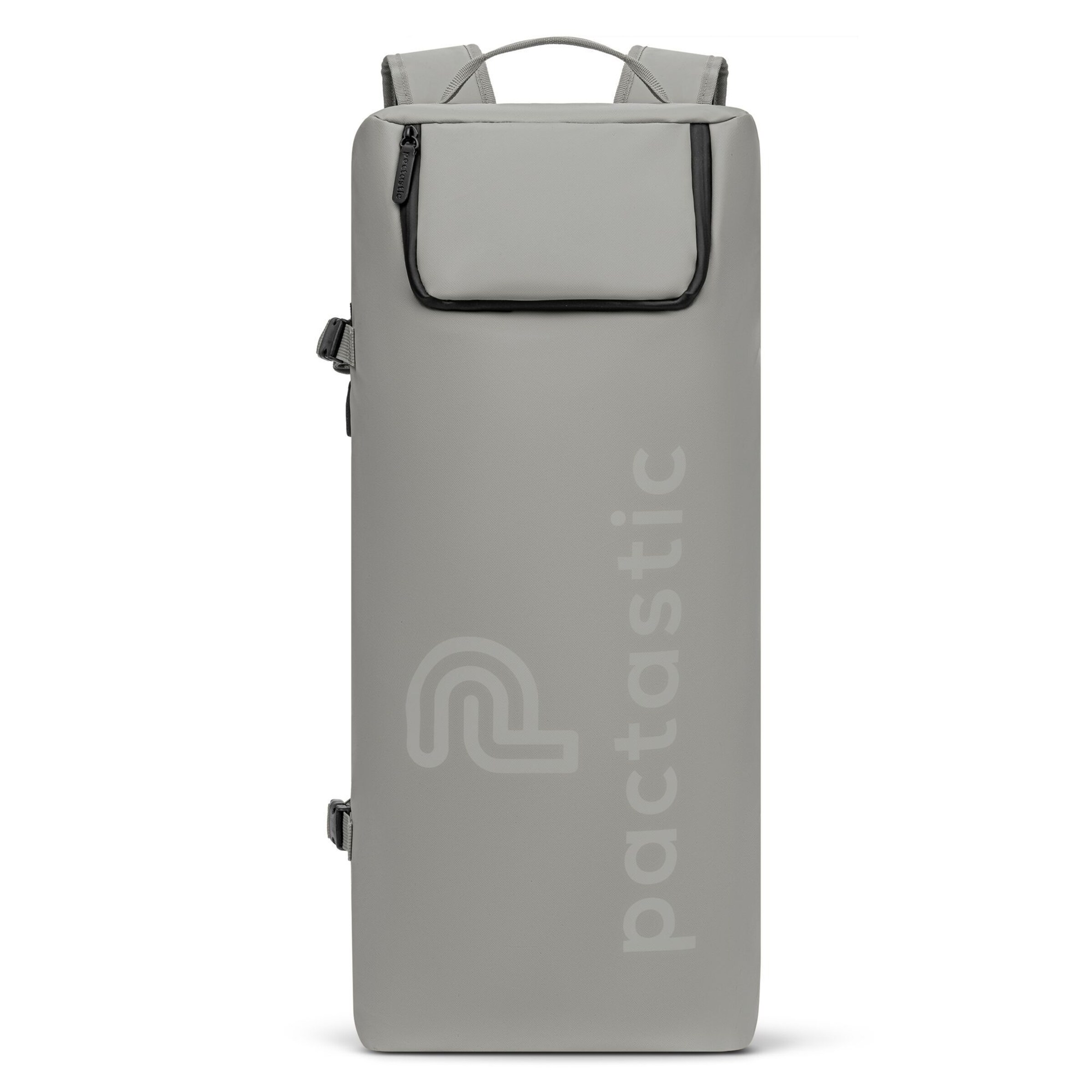 Borsa da viaggio di Pactastic in grigio: frontale