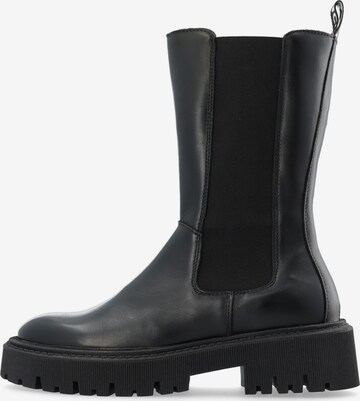 Bianco Chelsea Boots in Black: front