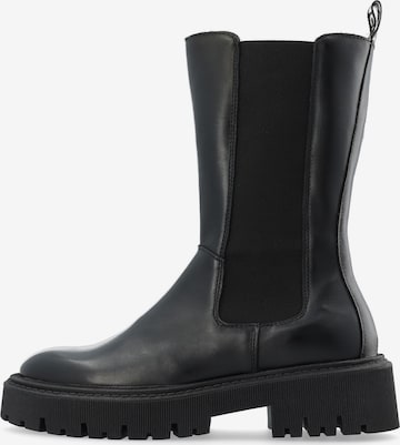 Bianco Chelsea Boots in Schwarz: predná strana