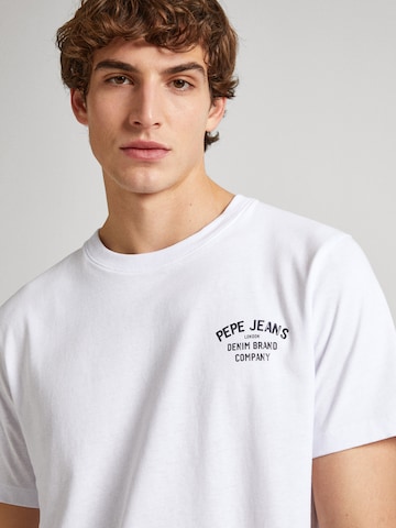 Pepe Jeans Skjorte 'Cave' i hvit