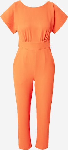 Closet London Jumpsuit in Orange: front