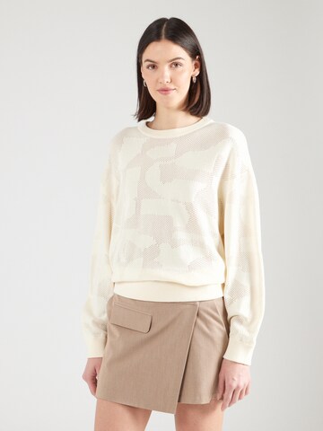 Iriedaily - Jersey 'Lanie' en beige: frente