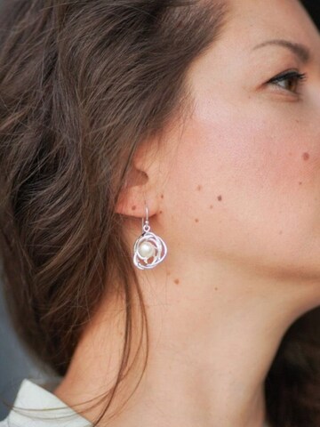 La Moda Me Earrings 'Twist' in Silver