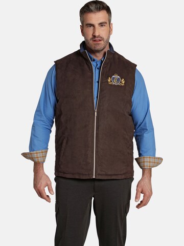 Charles Colby Bodywarmer in Bruin: voorkant