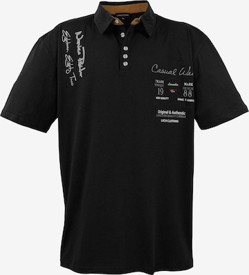 Lavecchia Shirt 'LV-610 Übergrößen' in Schwarz: Vorderseite