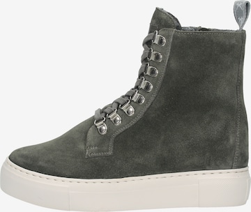 SANSIBAR Lace-Up Ankle Boots in Grey