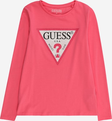 GUESS Shirt in Pink: front