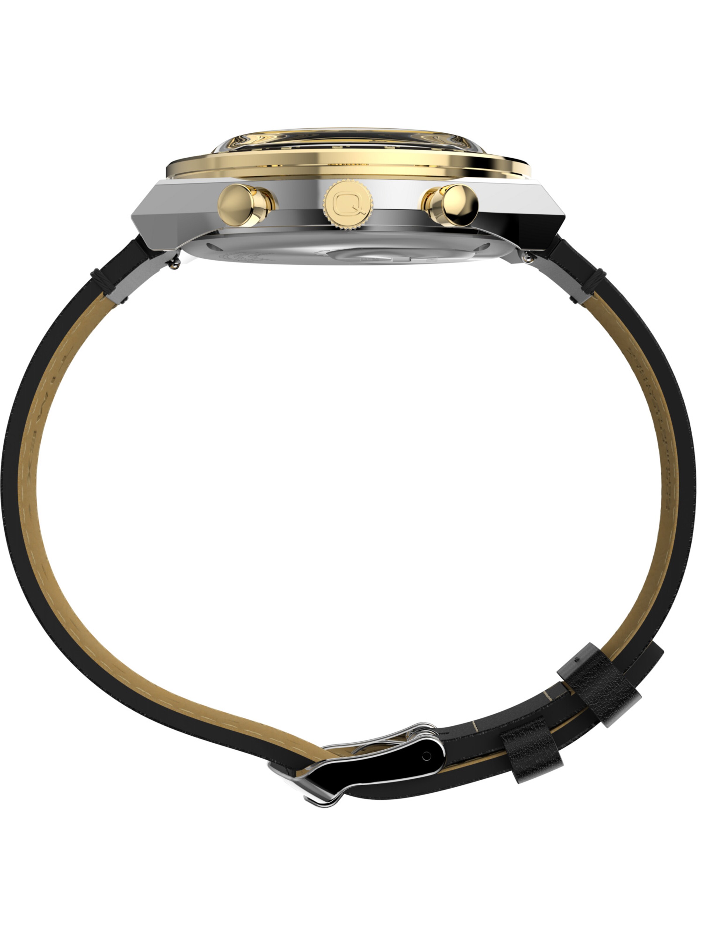 TIMEX Analoguhr '1970s Q' in Schwarz