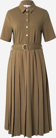 Robe TOMMY HILFIGER en vert : devant
