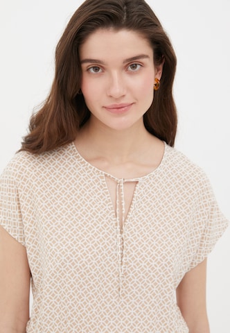 Finn Flare Zomerjurk 'Print' in Beige