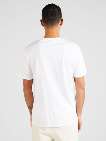 HUGO Тениска 'Dimento' в бяло