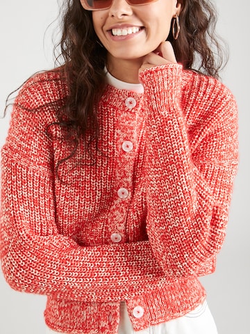 TOMMY HILFIGER Knit Cardigan in Red