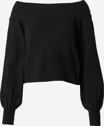 Pull-over 'JANE' ONLY en noir : devant