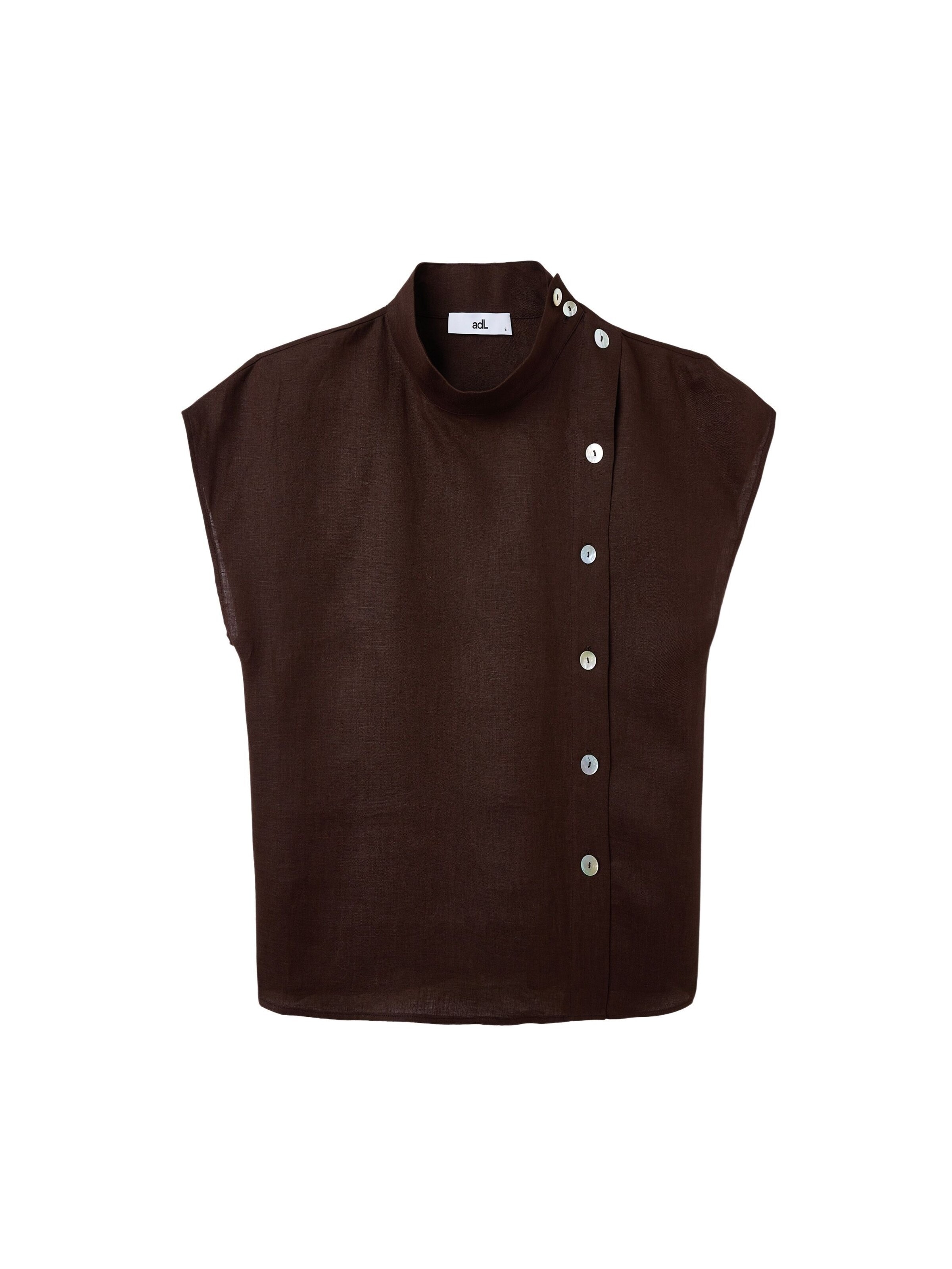 adl Shirt in Bruin: voorkant