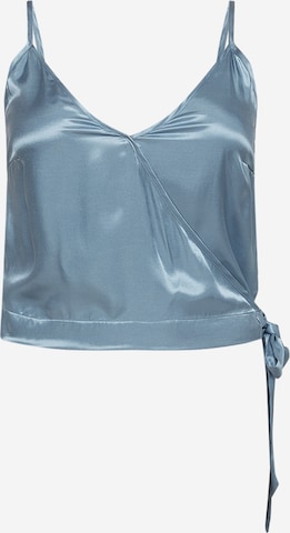 Guido Maria Kretschmer Curvy Top 'Viveke' in Blauw: voorkant