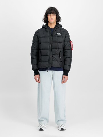 ALPHA INDUSTRIES Winter Jacket 'Alpha FD' in Black