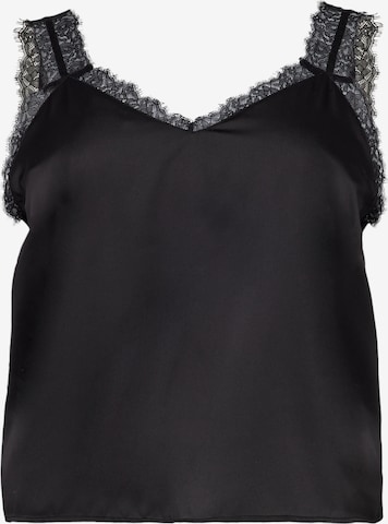 Guido Maria Kretschmer Curvy Top 'Pace' in Black: front