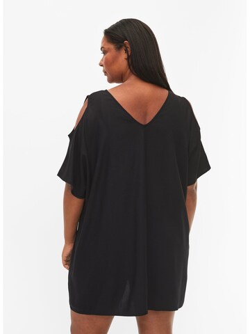 Swim by Zizzi Kleid 'Slow' in Schwarz