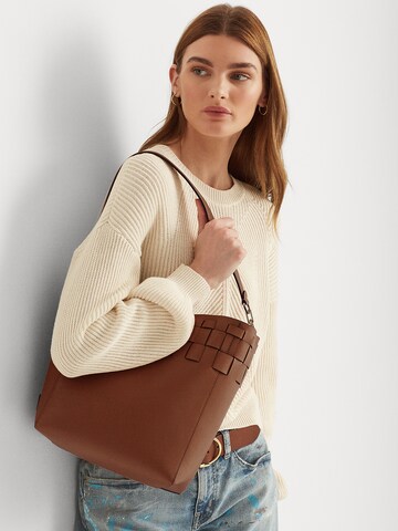 Lauren Ralph Lauren Handbag 'Adley' in Brown