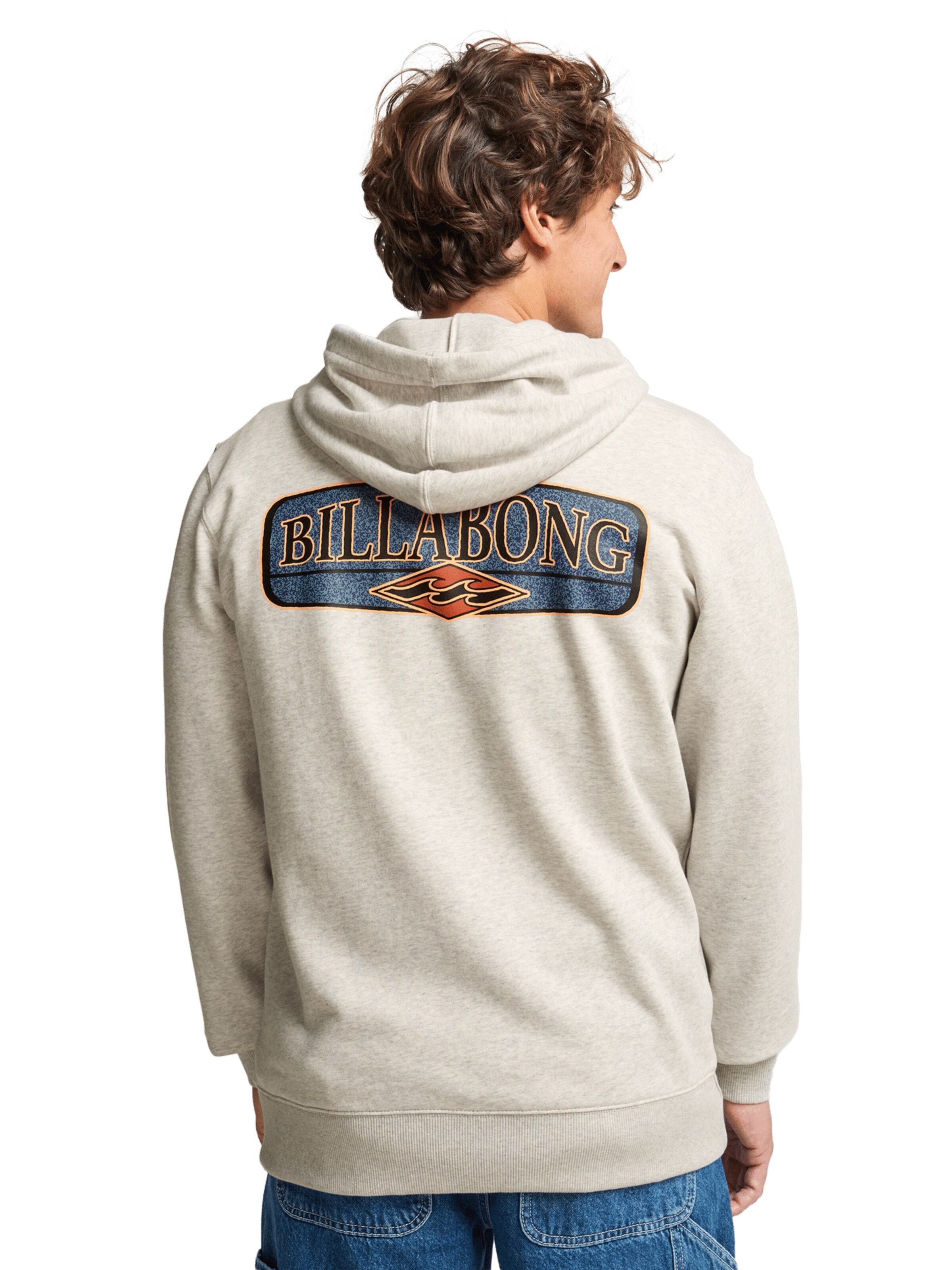 BILLABONG Sweatshirt 'Foundation' in Grey: front