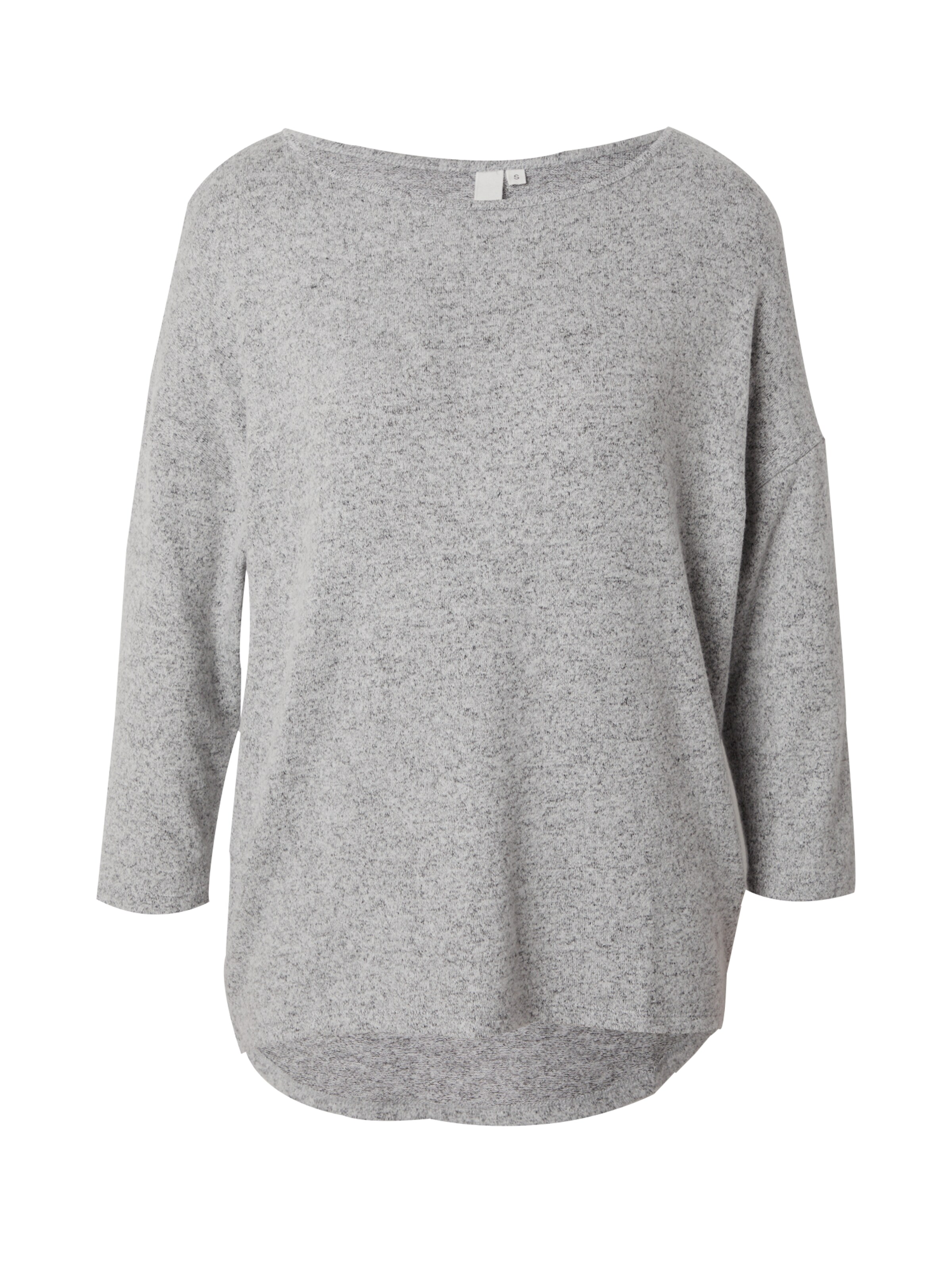 T-shirt QS en gris : devant
