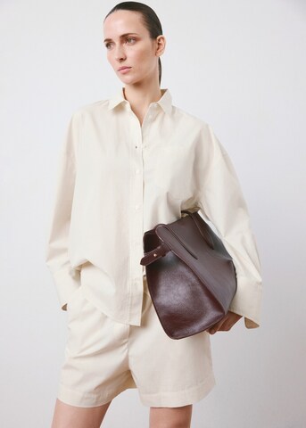 MANGO Shirt 'Franca' in Beige: front