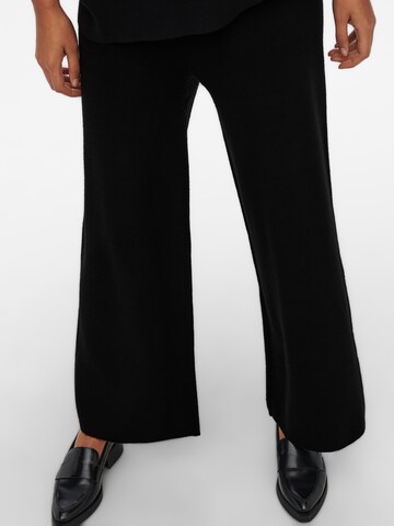 ONLY Wide Leg Hose 'New Dallas' in Schwarz