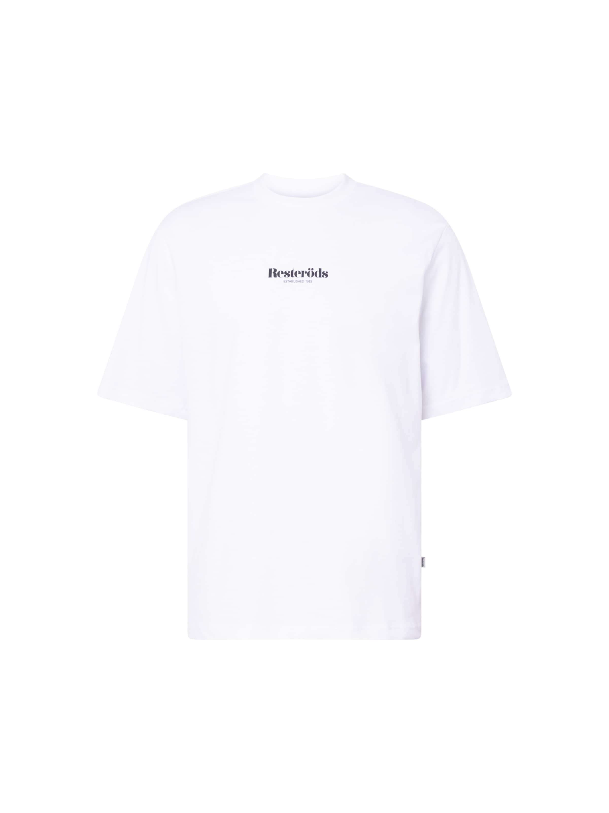 T-Shirt Resteröds en blanc : devant