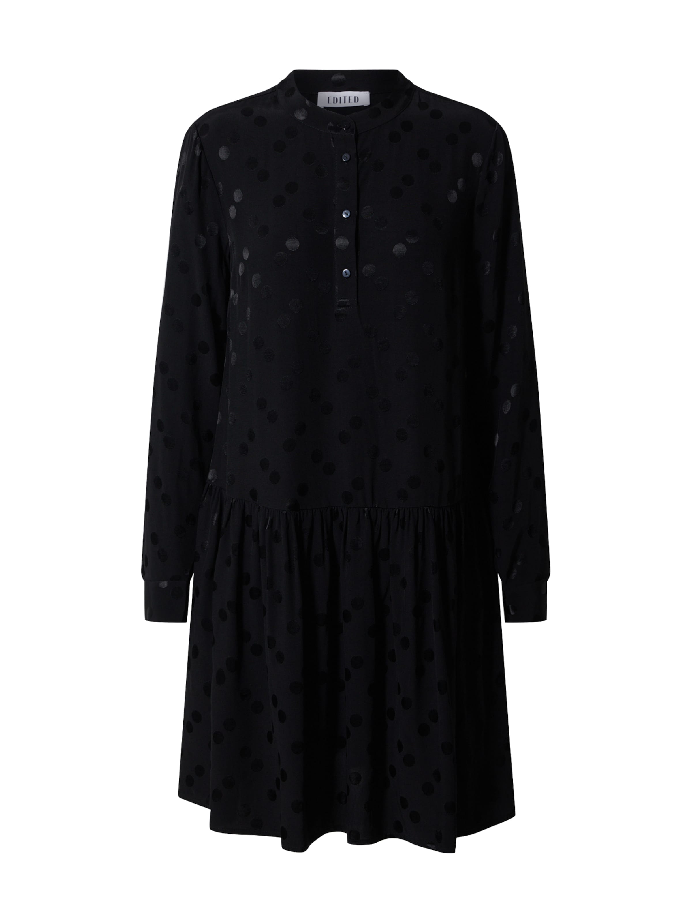 EDITED Šaty 'Elodie' – černá: přední strana