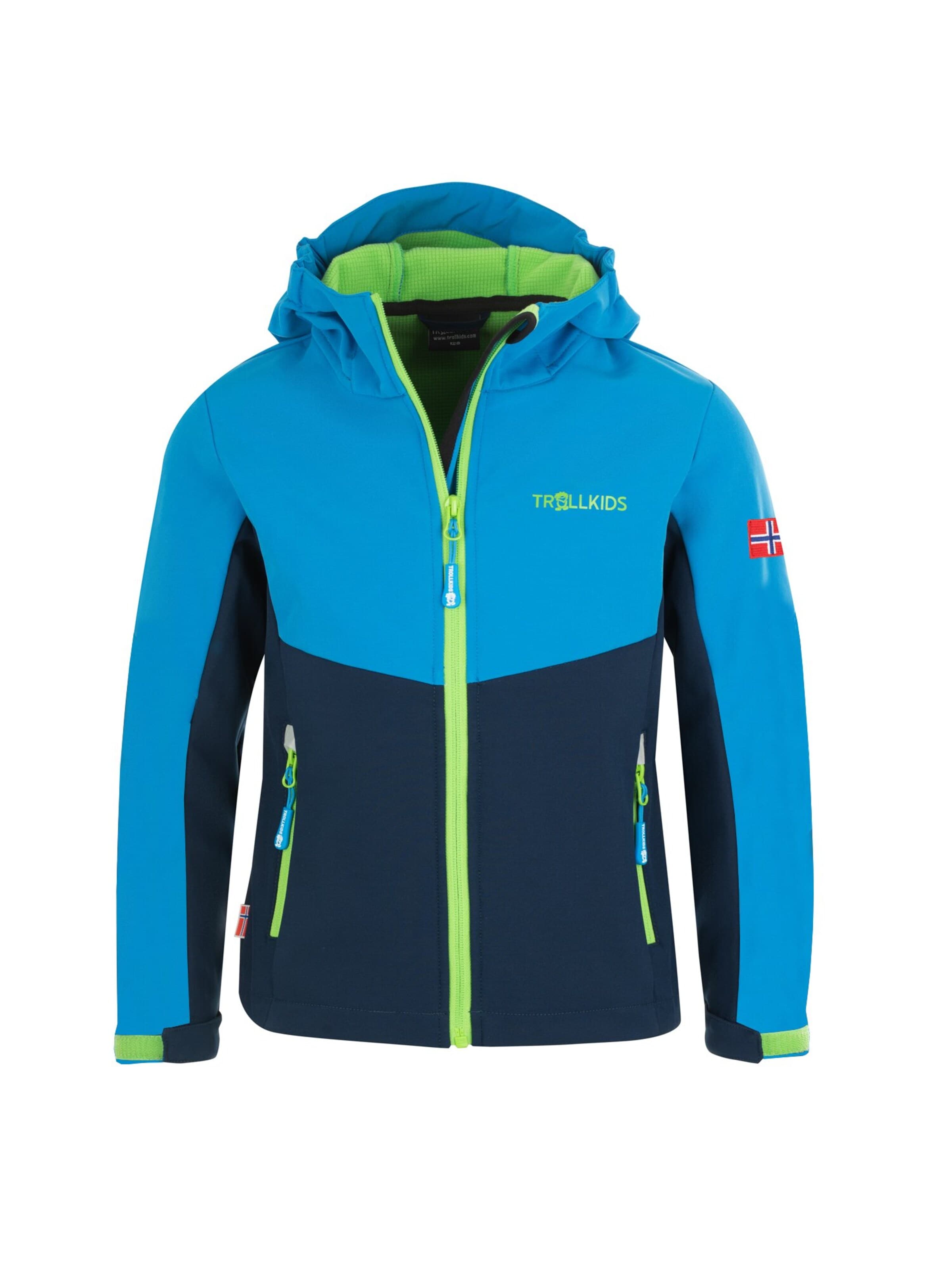 TROLLKIDS Outdoor jacket in Blue: front