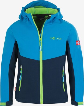 TROLLKIDS Outdoor jacket in Blue: front