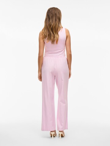 VILA Loose fit Trousers in Pink