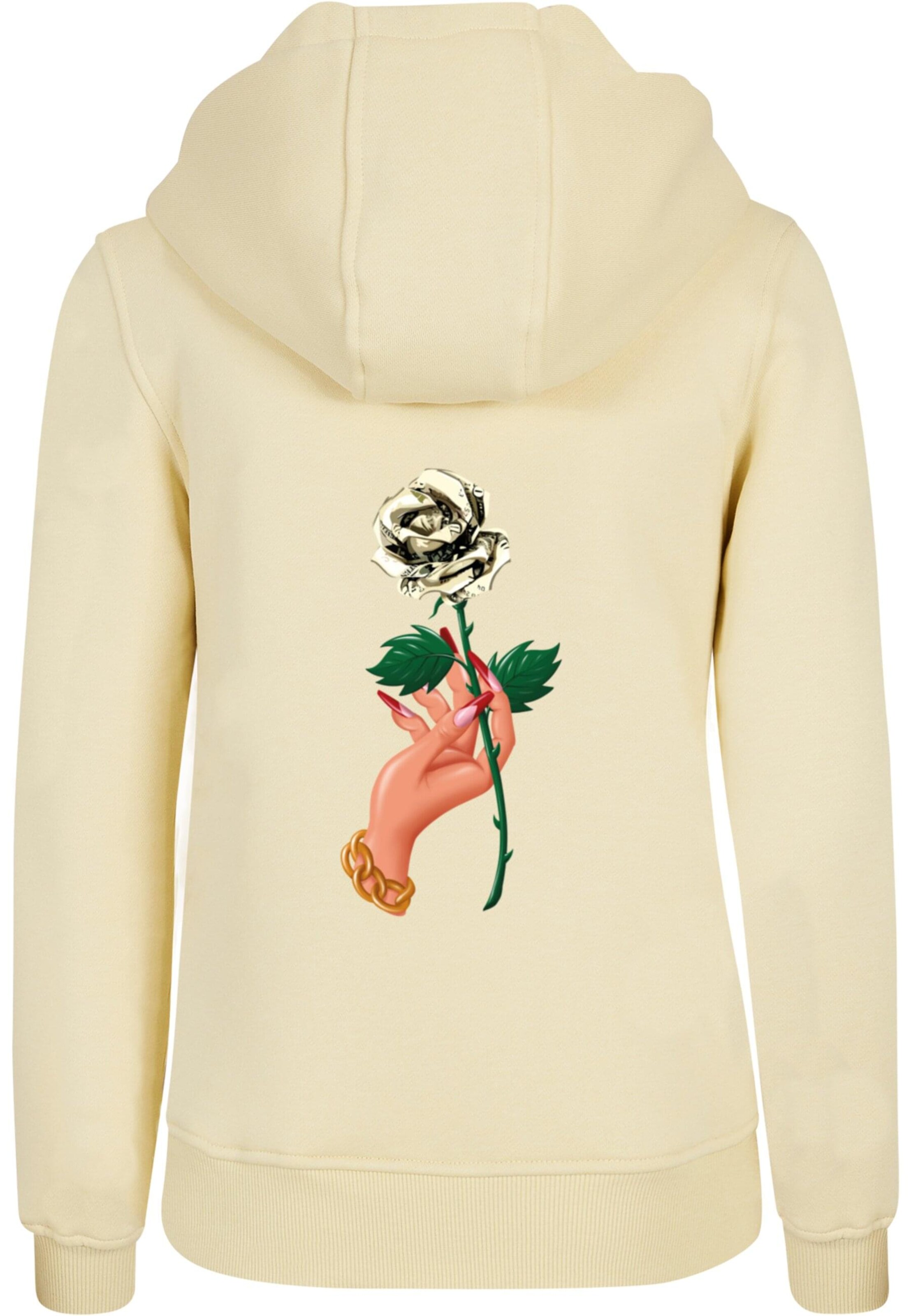 Felpa 'Love Is Blind Love Is Cruel' di Mister Tee in giallo