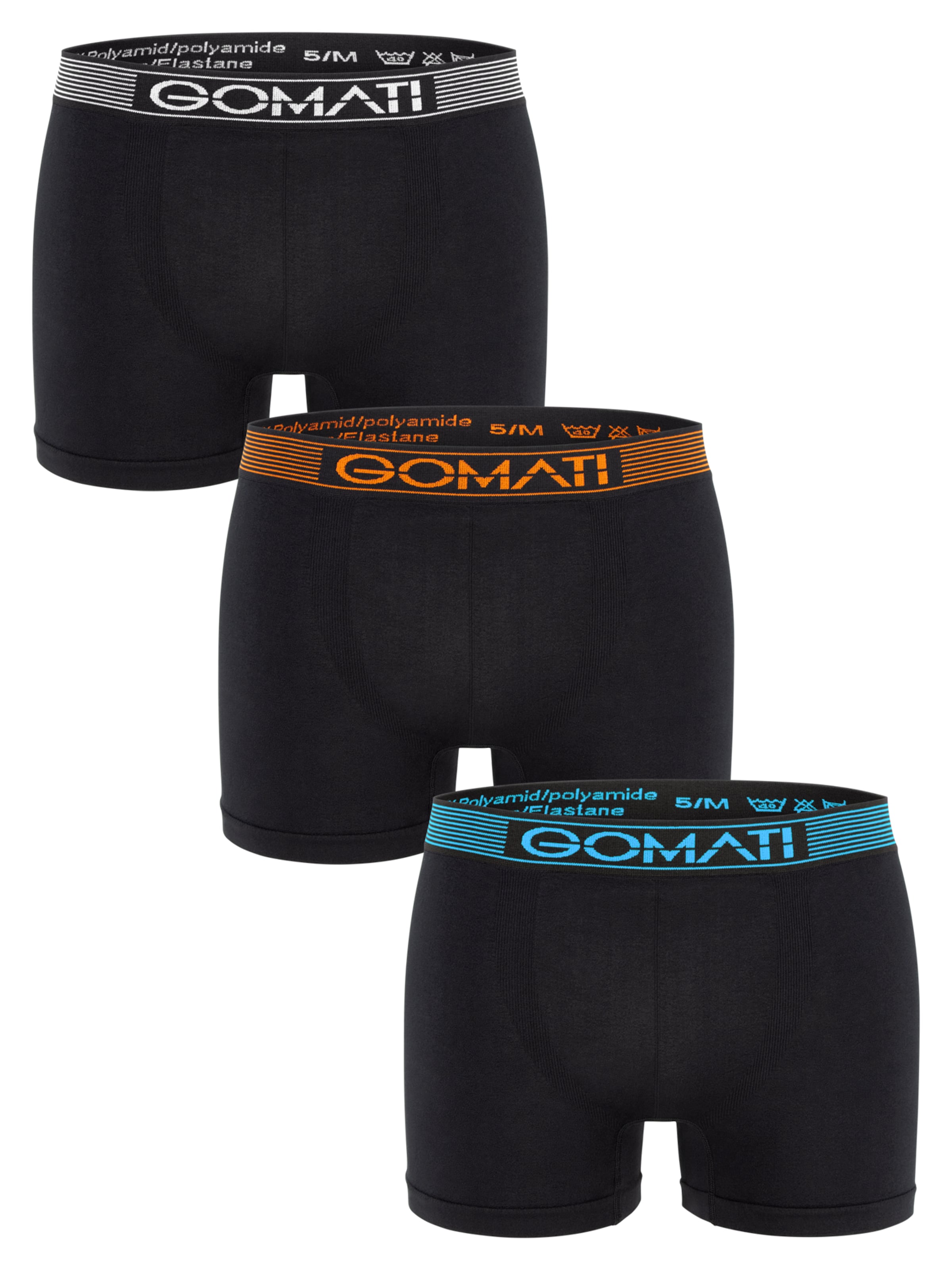 Gomati Boxer shorts 'Seamless Comfort' in Black: front