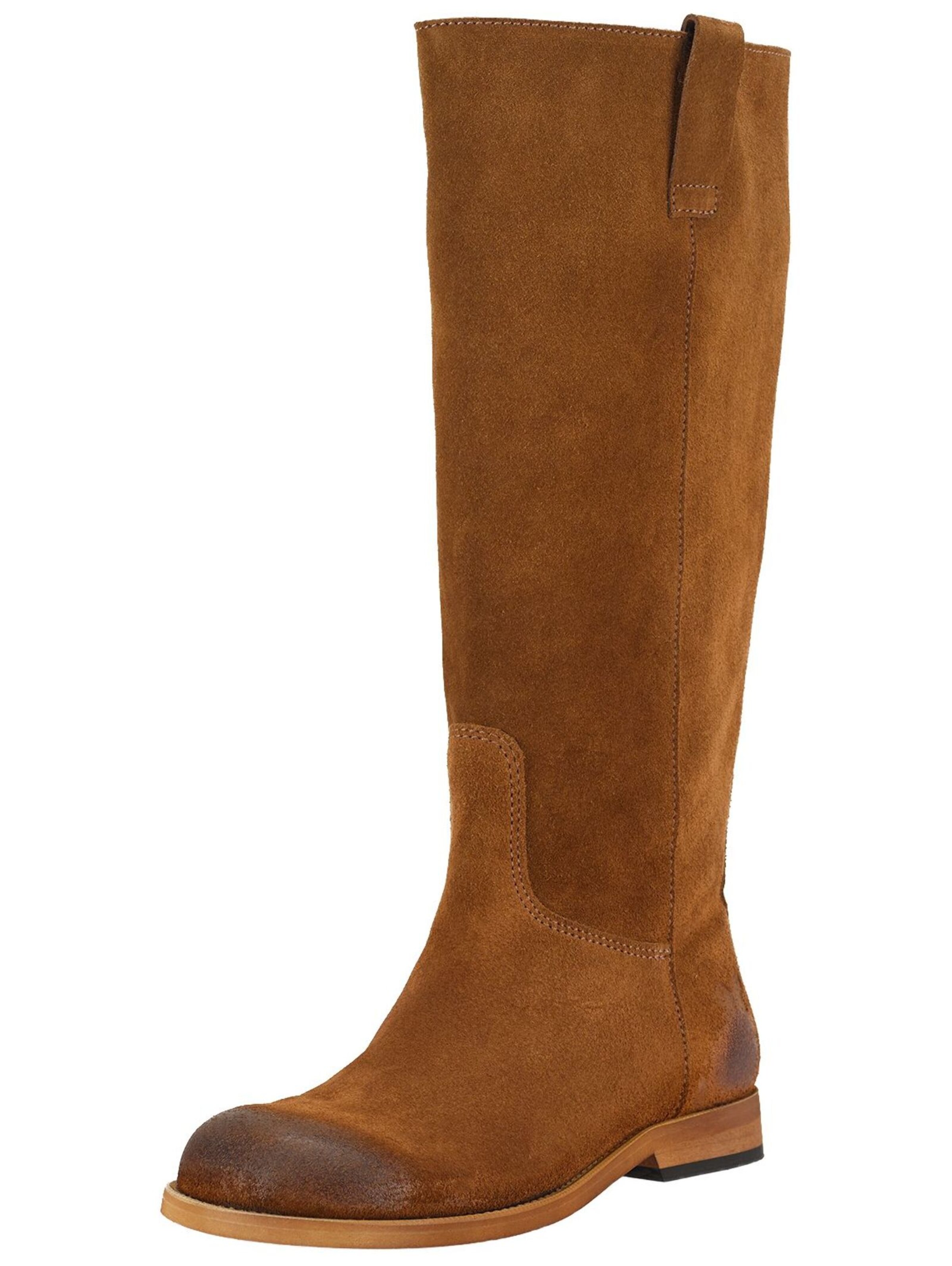Felmini Wide Fit Stiefel 'Mila' in Braun: Vorderseite