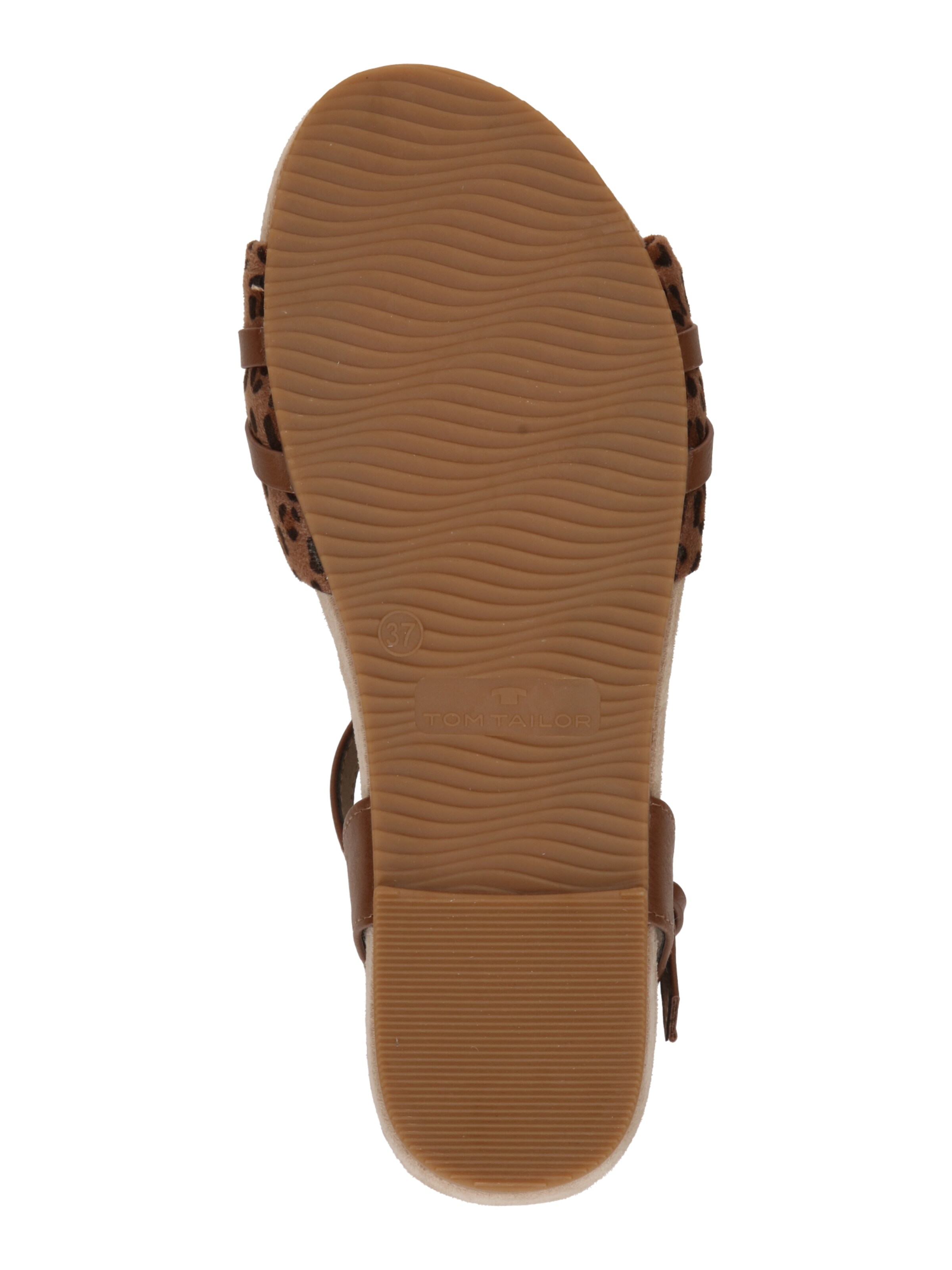 TOM TAILOR Strap Sandals in Brown