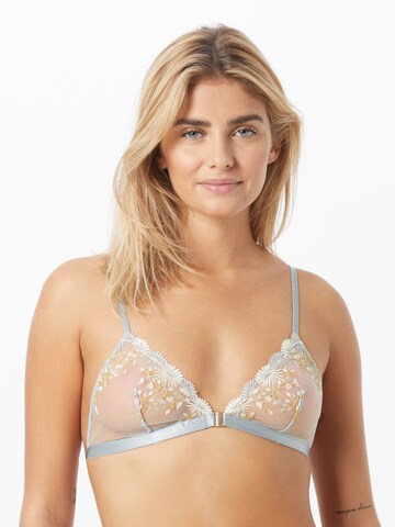 ETAM Triangle Bra 'BONHEUR' in Blue: front