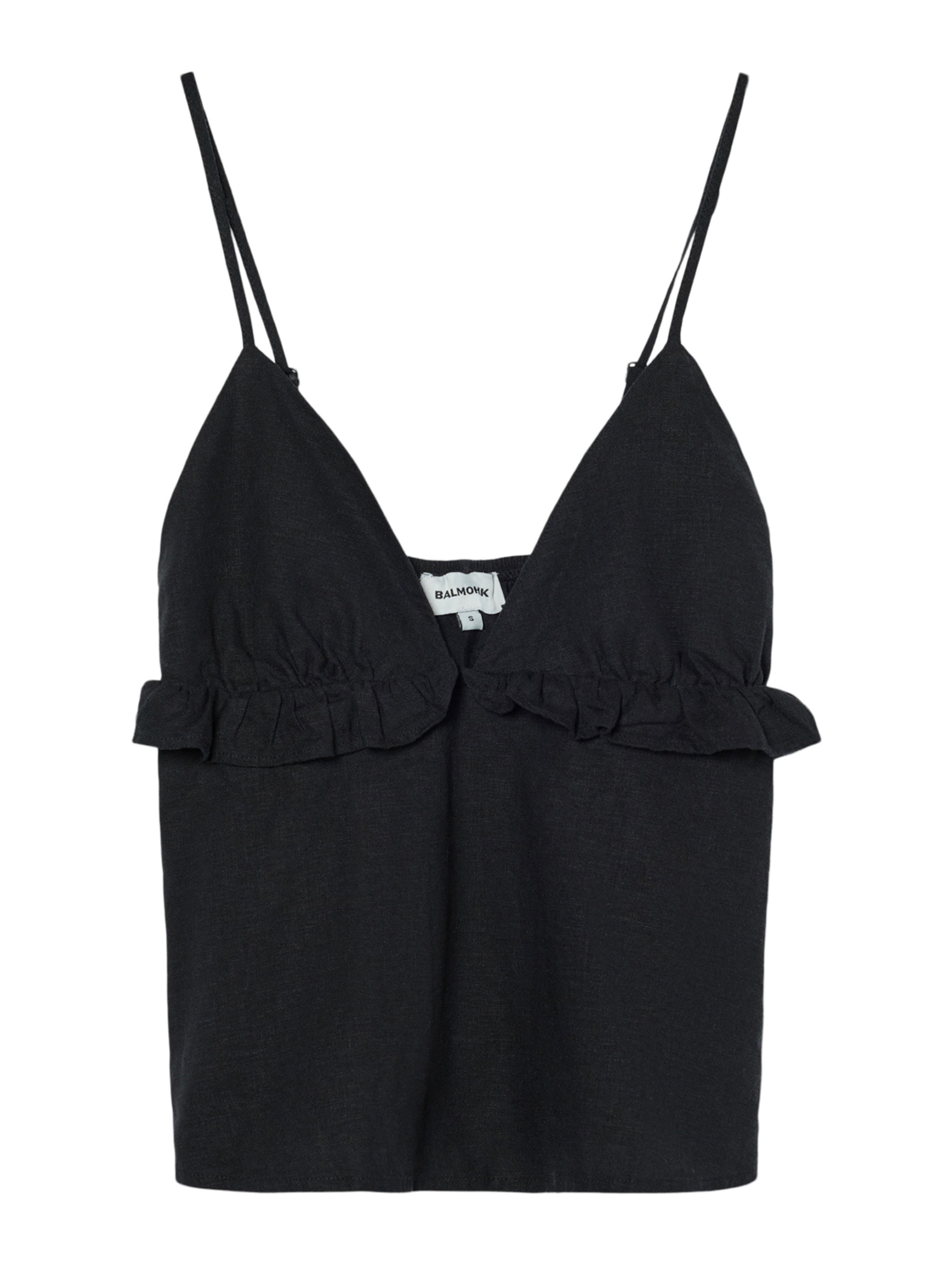 BALMOHK Top in Schwarz: Vorderseite