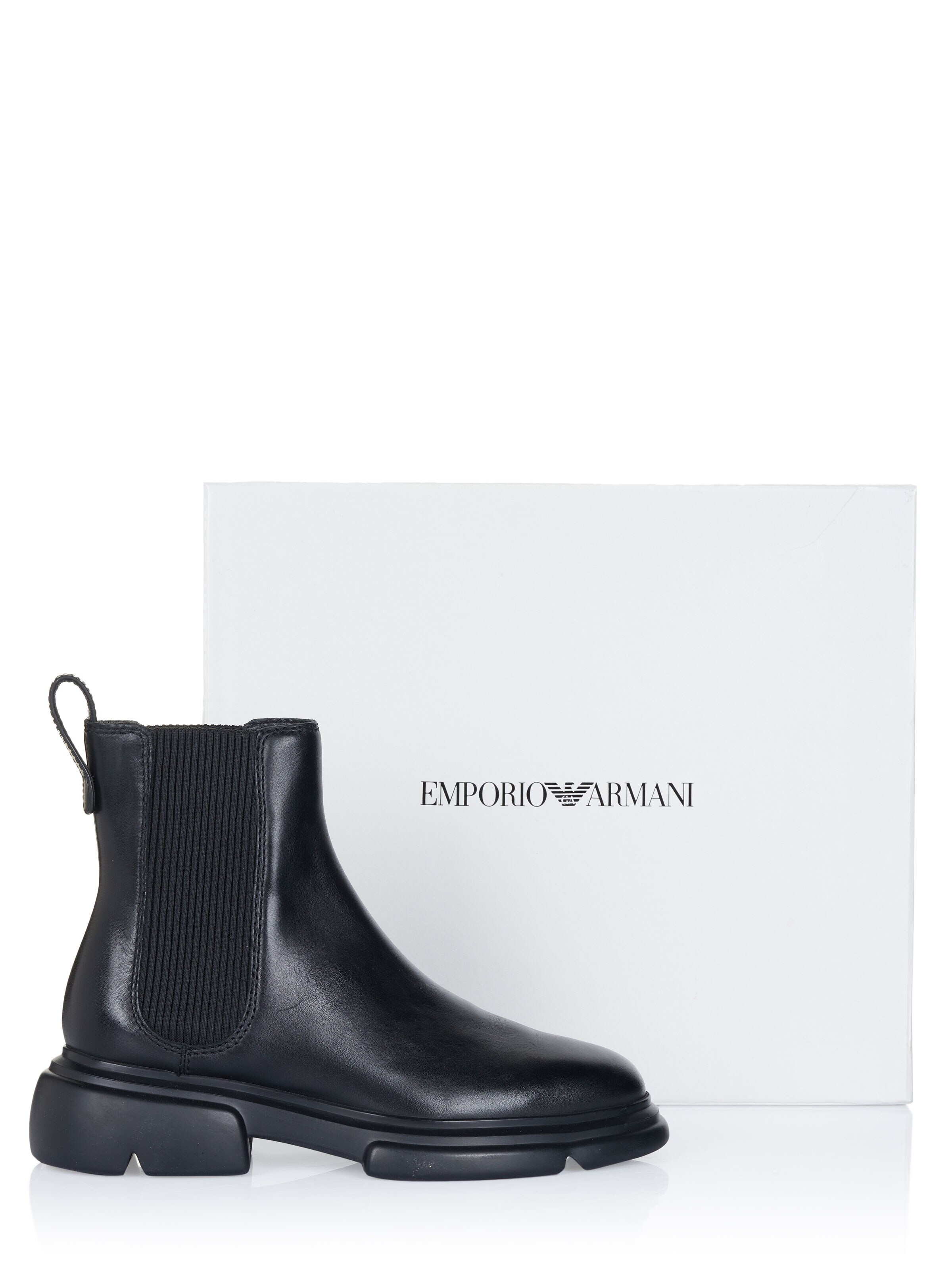 Ankle boots 'Emporio Armani Stiefel' di ARMANI in nero