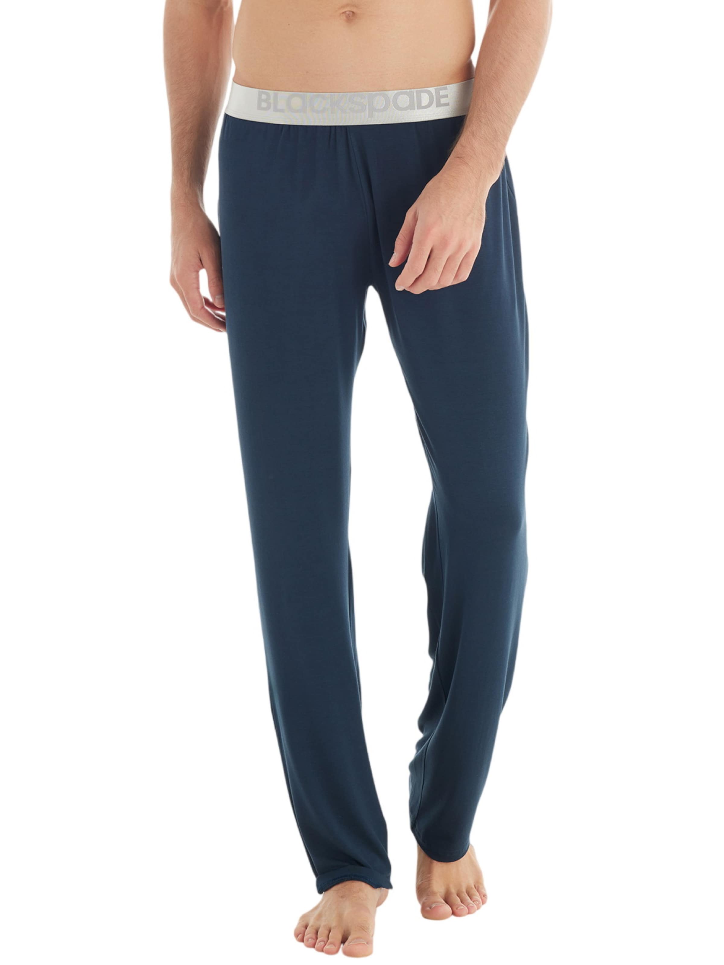 Blackspade Pyjamahose in Blau: Vorderseite
