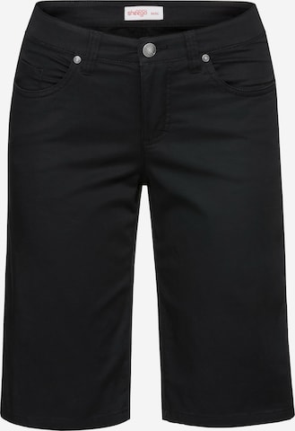 SHEEGO Regular Pants in Black: front