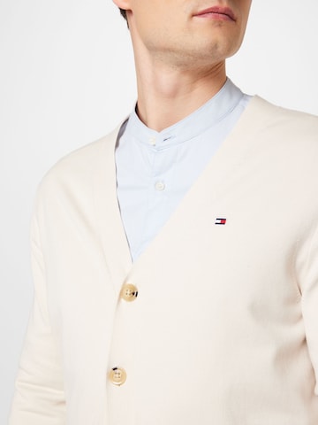 TOMMY HILFIGER Knit cardigan in White