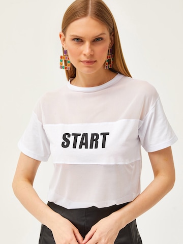 olalook Shirts i hvid: forside