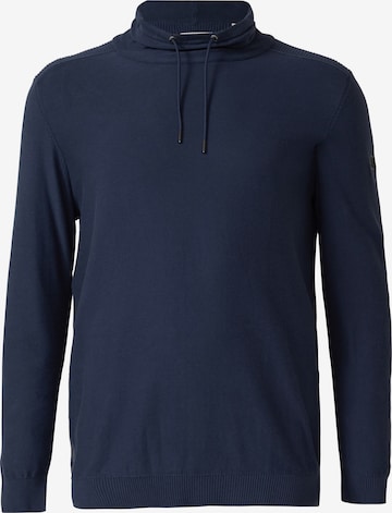 s.Oliver Men Big Sizes Sweater in Blue: front