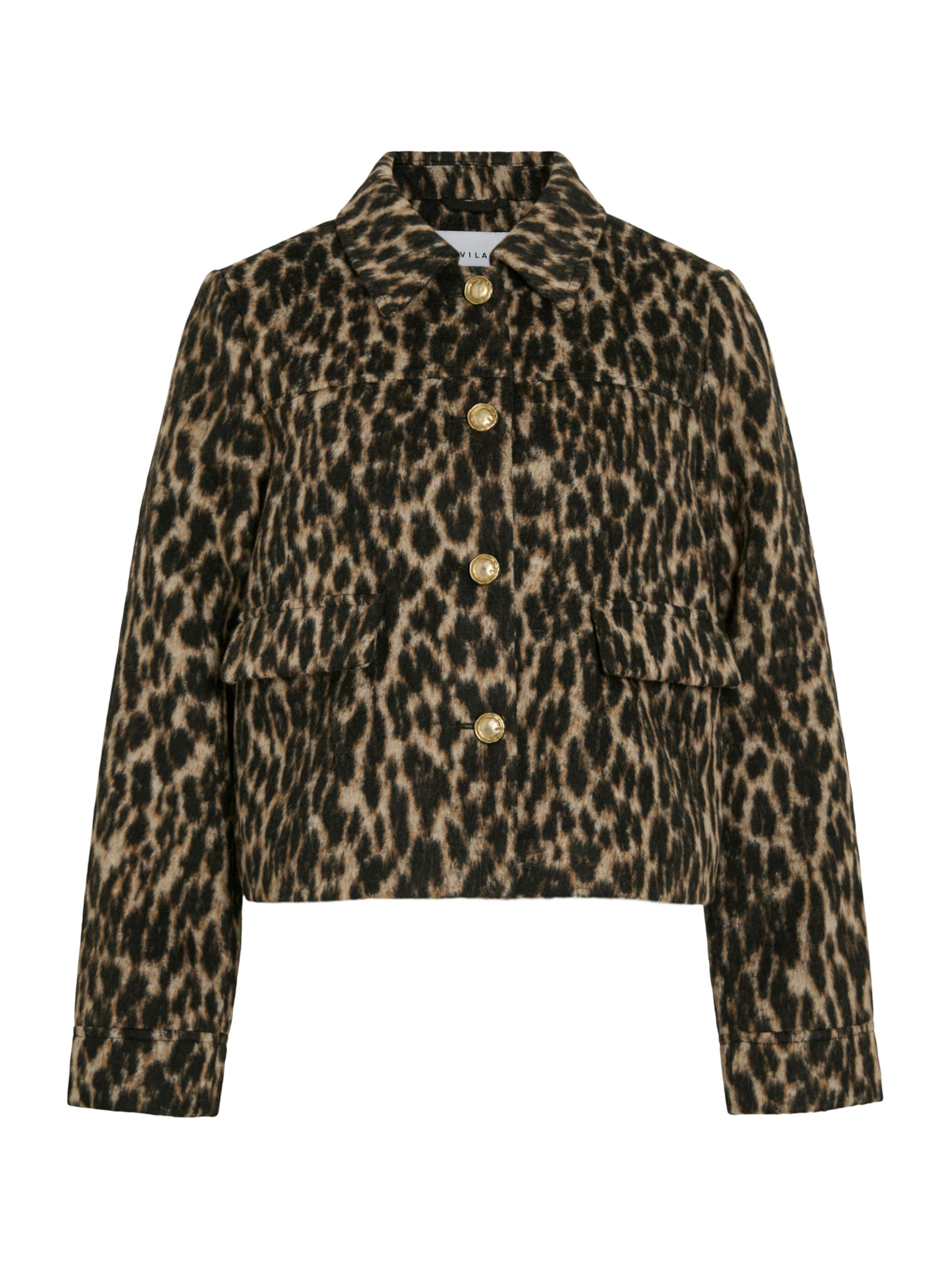 VILA Välikausitakki 'VISimba' värissä musta: etupuoli