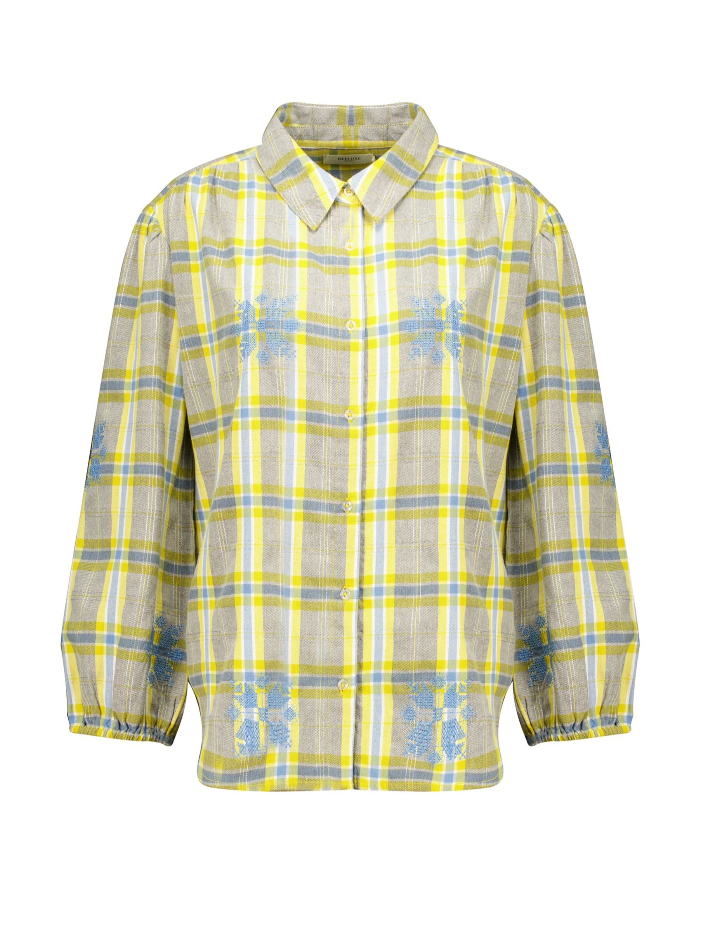 T-shirt Deeluxe en bleu : devant