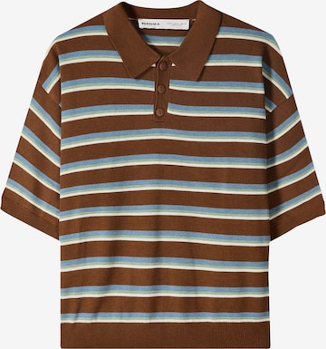 Bershka Koszulka w kolorze brązowy: przód